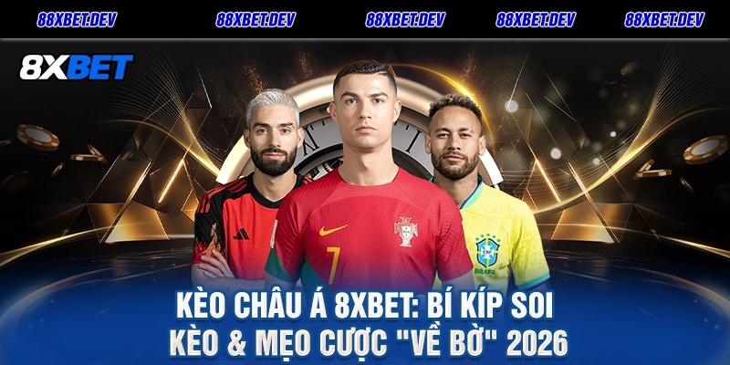 Kèo Châu Á 8XBET Bí Kíp Soi Kèo & Mẹo Cược Về Bờ 2026